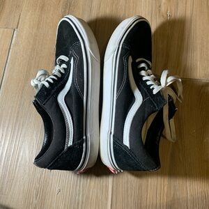 Vans Black and White Sneakers